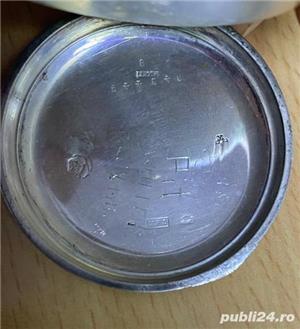Ceas de buzunar carcasa argint Cylindree 1910 - imagine 4