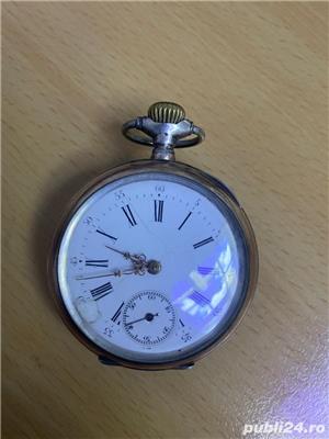 Ceas de buzunar carcasa argint Cylindree 1910