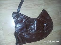 Casca piele pilot avion aviatie veche,casca veche motociclist,moto originala