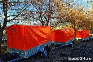 inchirieri remorci cu prelata remorca 2700kg 2000kg 1500kg 750kg platforma  transport auto moto atv - imagine 7