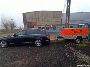 inchiriez remorca 750kg inchirieri platforme trailer auto moto atv trailer dublu transport utilitare - imagine 6