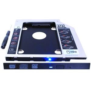 HDD / SSD Caddy - Adaptor CD-ROM la Hard Disk 9.5mm /12.7mm, SATA3, AL - imagine 8