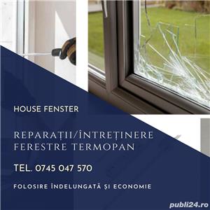 Reparații și reglaje ferestre termopan