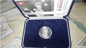 Moneda argint 140 de ani de la nașterea poetului Tudor Arghezi - imagine 3