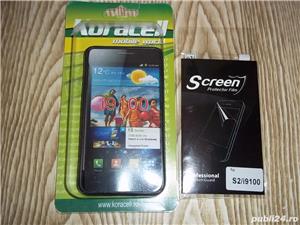 Husa spate + folie protectie samsung s2 i 9100