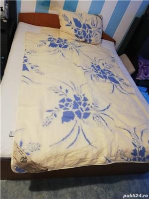 Set de pat din lana Merinos pentru o persoana