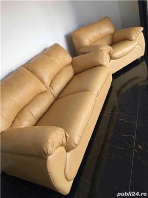 Set de 3  Canapea Piele Mobexpert