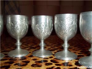 Set paharele tuica metalice