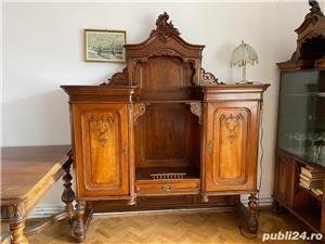 Vind sufragerie lemn masiv, antica, pentru cunoscatori si pasionati de obiecte unice - imagine 4