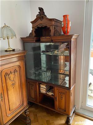 Vind sufragerie lemn masiv, antica, pentru cunoscatori si pasionati de obiecte unice - imagine 6