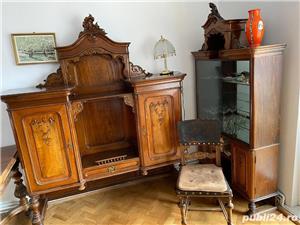 Vind sufragerie lemn masiv, antica, pentru cunoscatori si pasionati de obiecte unice - imagine 3