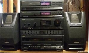 Sistem audio stereo combina radiocasetofon Samsung , Quelle , Grundig , Sanyo , Yoko