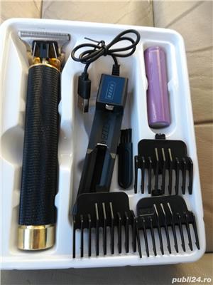 Aparat de tuns pe acumulator Contur Trimmer Hair Styling Profesional, Black Snake - imagine 5