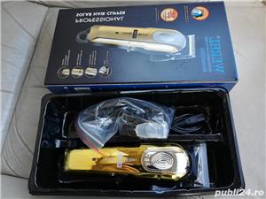 Aparat profesional de tuns parul - masina de tuns pe acumula - imagine 4