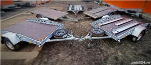 inchiriez platforma 6m cu 3 axe inchirieri remorci cu 1,2 sau 3 axe platforme atv remorca moto - imagine 4