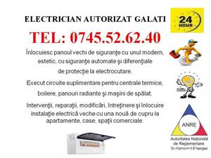 Electrician autorizat Galati