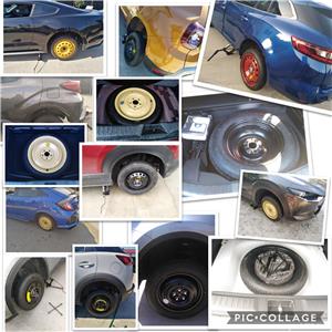 Roata rezerva toyota honda mazda nissan kia mitsubishi duster renault 5X114.3 r16 r17 r18 r19 - imagine 2