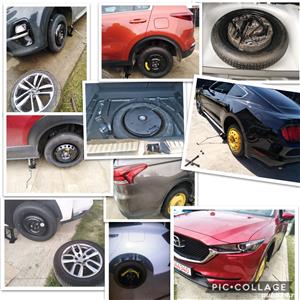 Roata rezerva toyota honda mazda nissan kia mitsubishi duster renault 5X114.3 r16 r17 r18 r19 - imagine 8