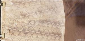 Fusta din piele naturala imprimeu sarpe 