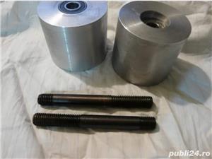 Rola  Ghidare Banda + Ax _ Polizor cu Banda _ Belt Grinder