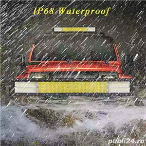 LED Bar 5D 12/24V 60/45cm576w/87cm864w Off Road Jeep SUV Camion Utilaj - imagine 2