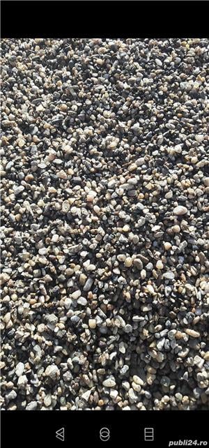 Transport marfa margaritar Sort nisip piatra concasata moloz pământ negru galben nisipos mranita  - imagine 4