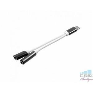 Convertor Type-C - Jack3.5mm/USB-C pentru telefoane si tablete.nou