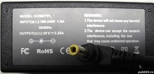 Incarcator-Alimentator Laptop 20 V, 3,25 A