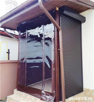 Folie anti vant Cristal cu capse si bride  - imagine 2