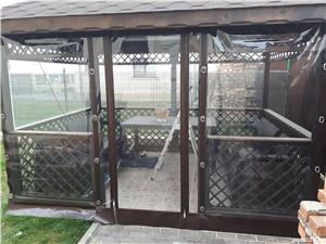 Folie anti vant Cristal cu capse si bride 