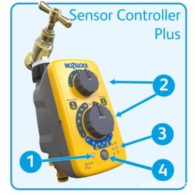 Vand Programator irigatii electronic cu senzor de lumina Hozelock 2214, NOU, Pret 270 Lei - imagine 2