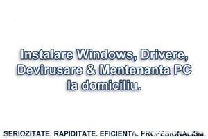 Instalare Windows Drivere Programe Totul la numai 40 LEI!!