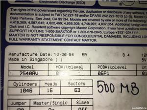 OCAZIE : Hard disk Maxtor 7540AV - IDE de colectie (500 MB) = 100 RON - imagine 3