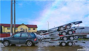 Inchiriez trailer platforma transport auto remorca 4m5m6m8m inchirieri slep trailere remorci - imagine 3