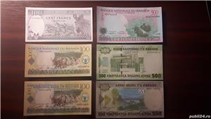 Colectionar, vand bancnote din Rwanda
