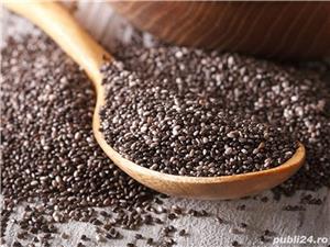 Seminte de chia.Suprimă pofta de mâncare,nu provine din culturi modificate genetic.