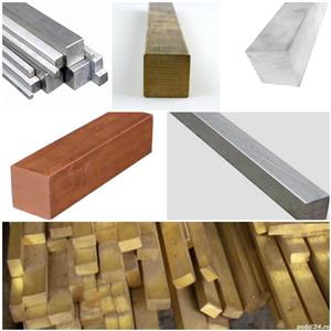 Teava inox rotunda patrata dreptunghiulara bara cornier platbanda tabla Aluminiu Alama Bronz Cupru  - imagine 8