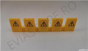 Protectie busbar impotriva atingerii directe, 5 borne, galben