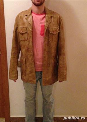 Haina geaca piele barbati