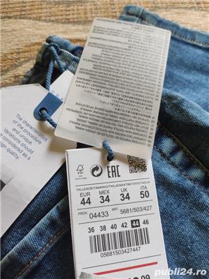 Blugi Pull&Bear marime EUR 44/MEX 34, noi - imagine 3