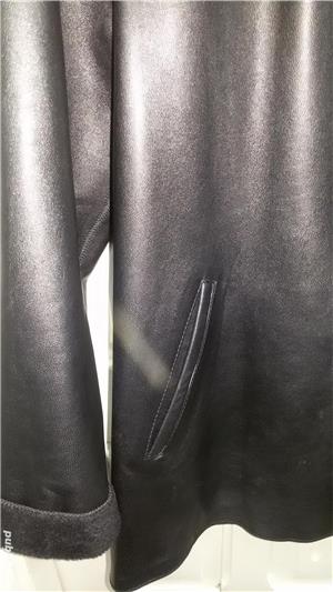 Sacou din piele doua fețe - imagine 3