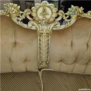 Canapea si Fotolii Vintage 1890, lemn Par African