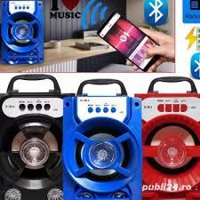 Boxa portabila bluetooth,lumini disco,functie handsfree,sunet clar,bass puternic,carcasa solida,noua