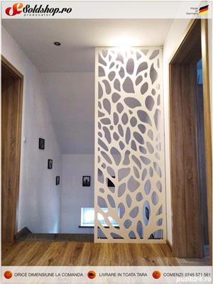 Panou decorativ alb traforat denumire PE-L97 FIONA