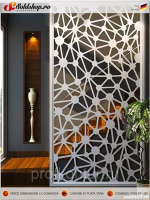 Perete decorativ alb lucios denumire PE-L114 GEMINI 