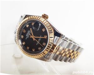 Rolex DateJust Bi-Metal Black Diamond Dial! Calitate Premium ! - imagine 4