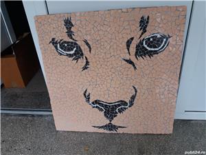Tablou mozaic ceramica Felina - imagine 3