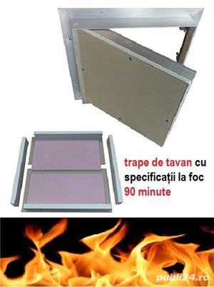 Trape de vizitare UNISISTEM rezistente la foc, EI30 - EI90, pentru pereti, tavane, ghene instalatii - imagine 5