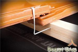 Clema fixare tigla anti furtuna tip K 100 buc