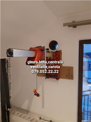 gaura hota,carotare beton,centrala,horn,ventilație,tai,sparg,decupez,șliț,șanț ,instalații 41-350 mm - imagine 2